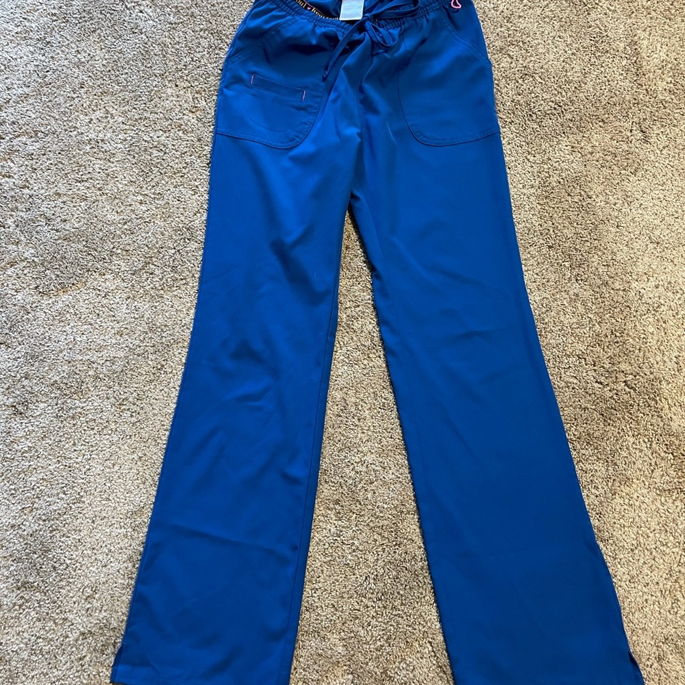 Heartsoul XS Royal Blue Scrub Pant